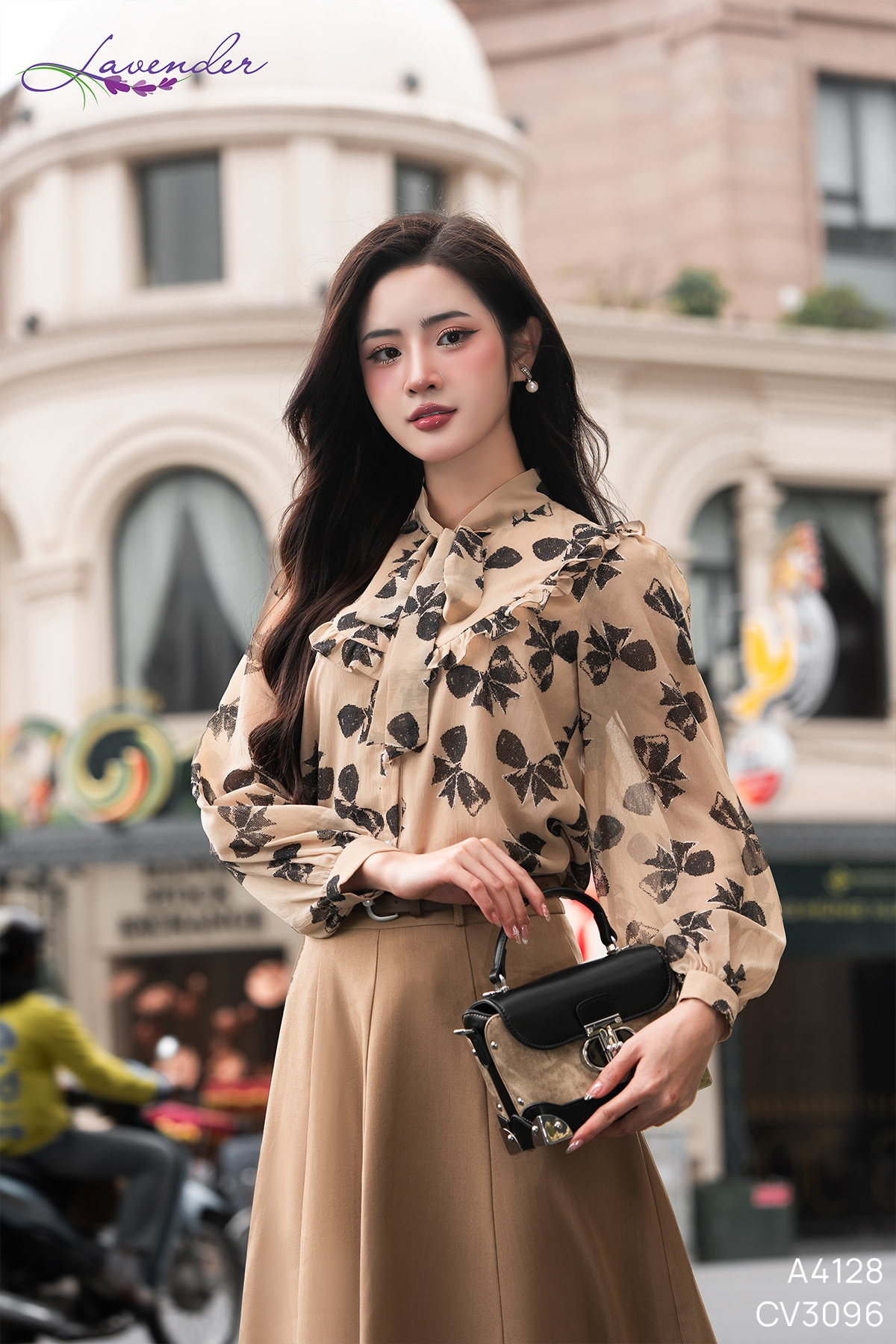 Áo sơ mi tơ kt họa tiết nơ A4128 3 màu_thumbnail_12