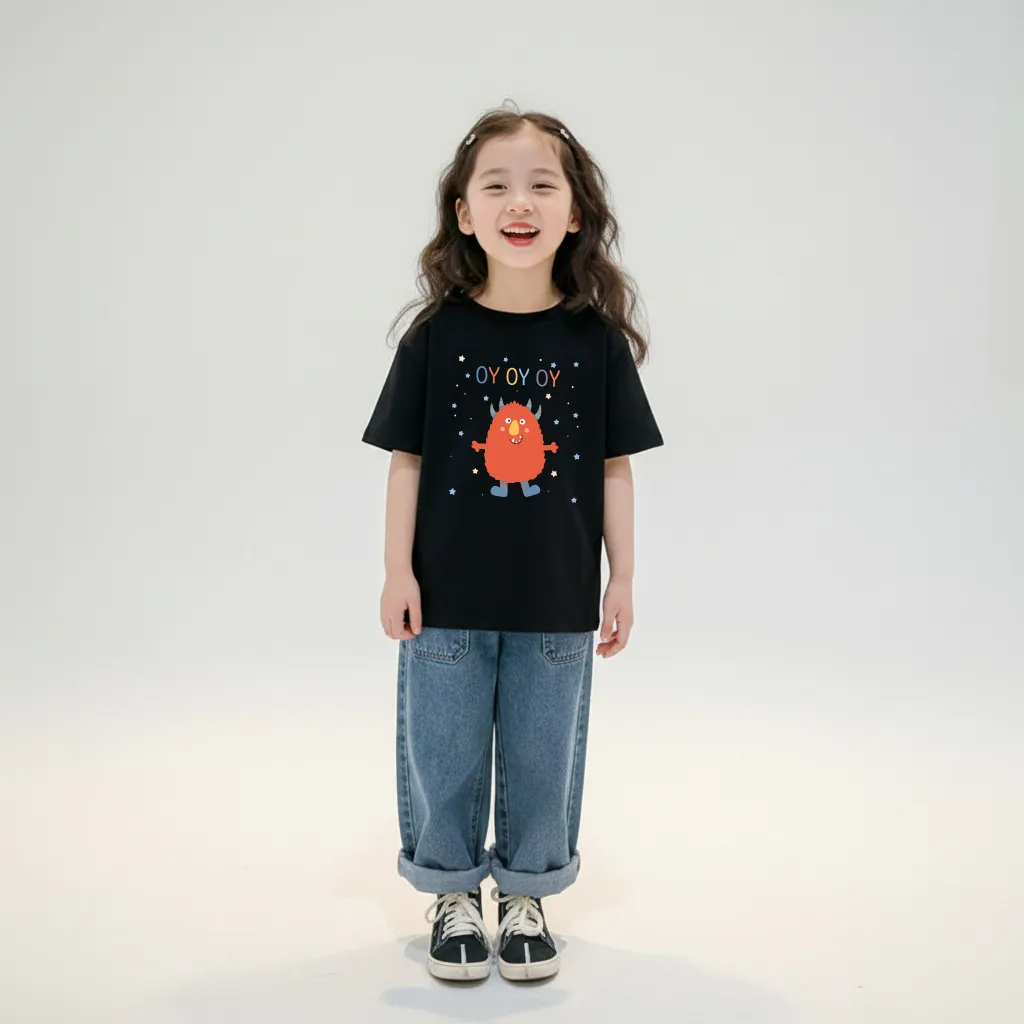 Áo thun bé trai bé gái hoạt hình form rộng Kado 3227_thumbnail_2