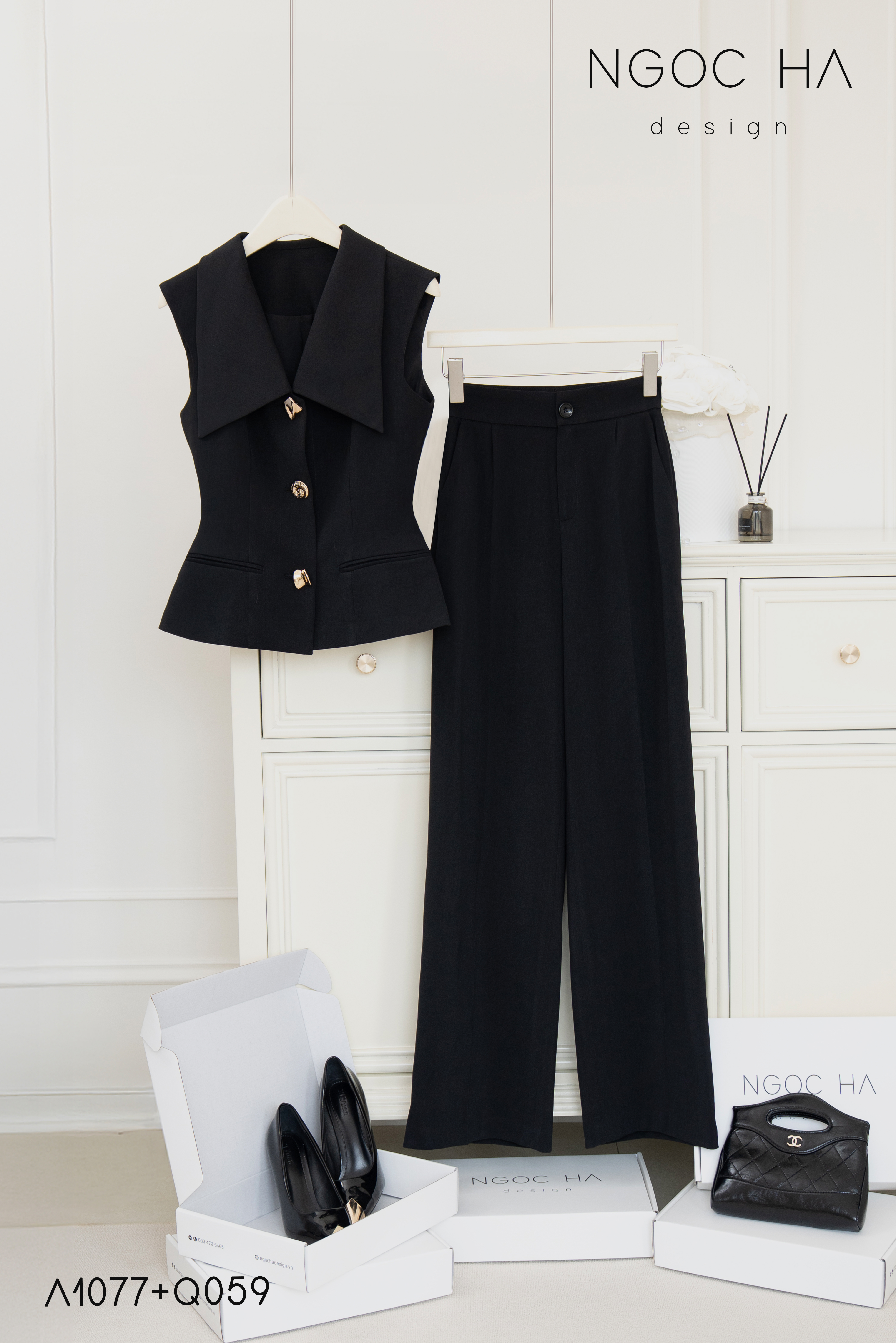 Lara Pants_ Quần Suông Trắng Q059_thumbnail_2