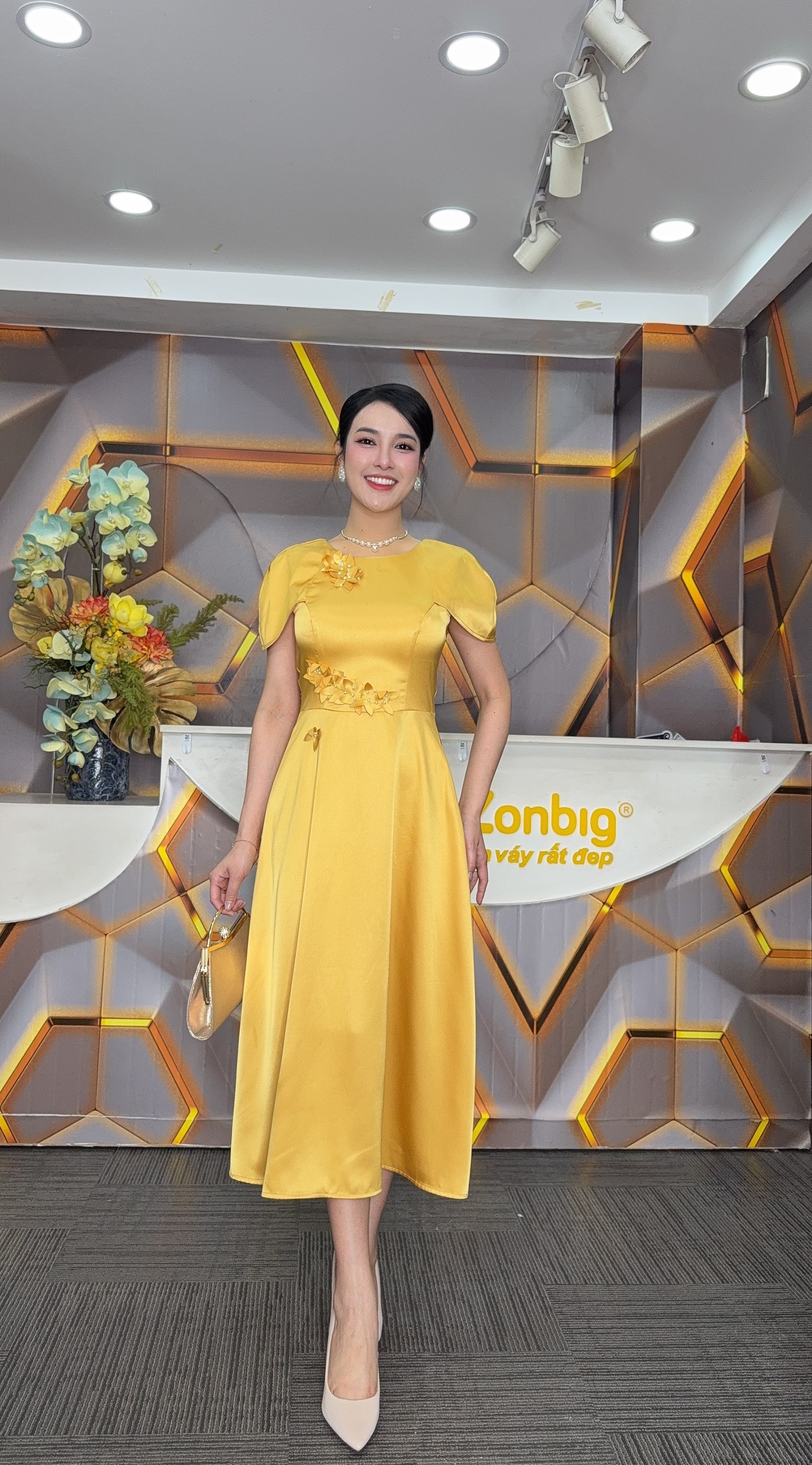 Đầm xòe - Y1938 - Thương hiệu Zonbig_thumbnail_1