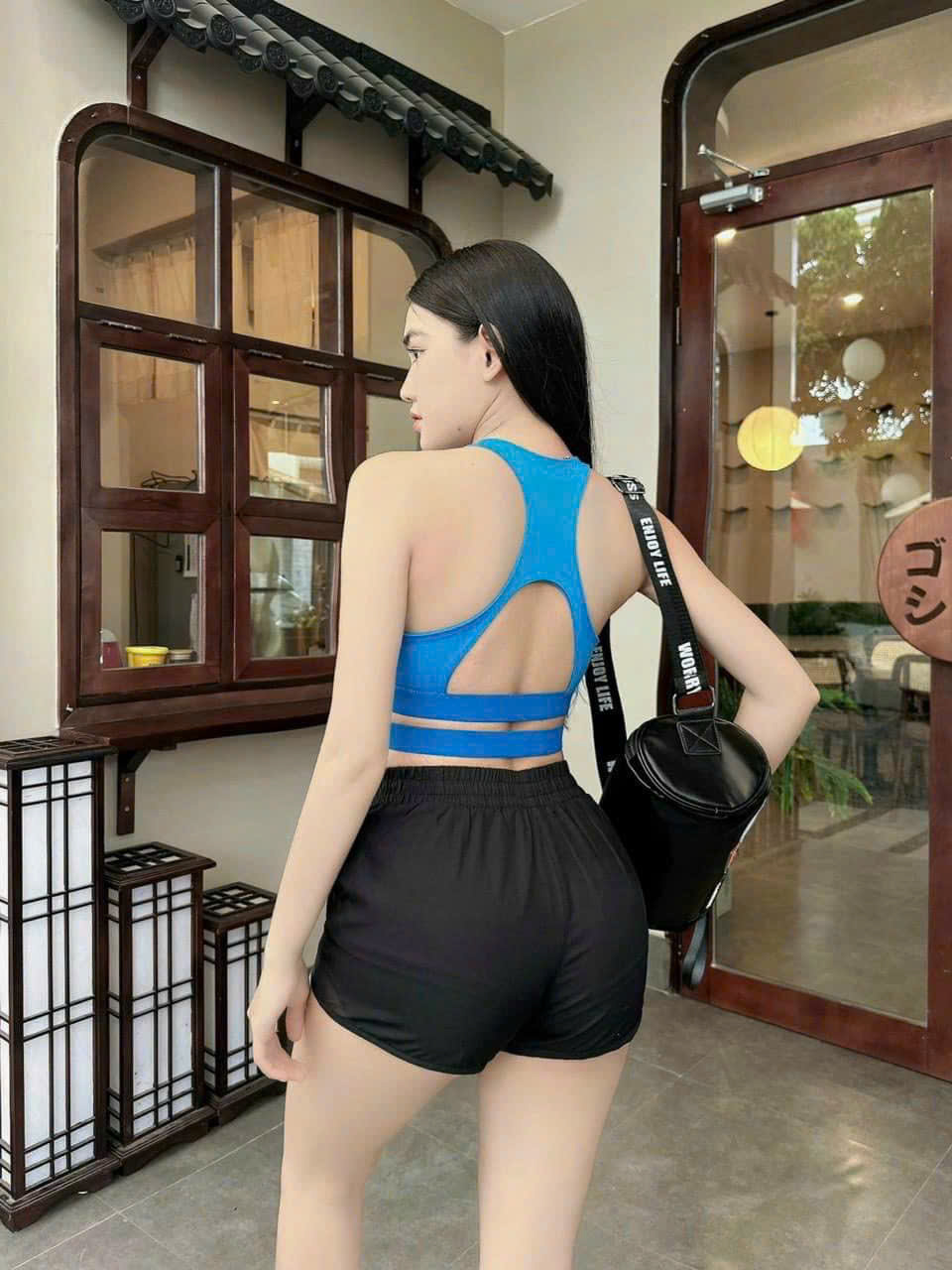 Quần Đùi Thể Thao Boxer 2 Lớp Vạt Lưới Dáng Rộng