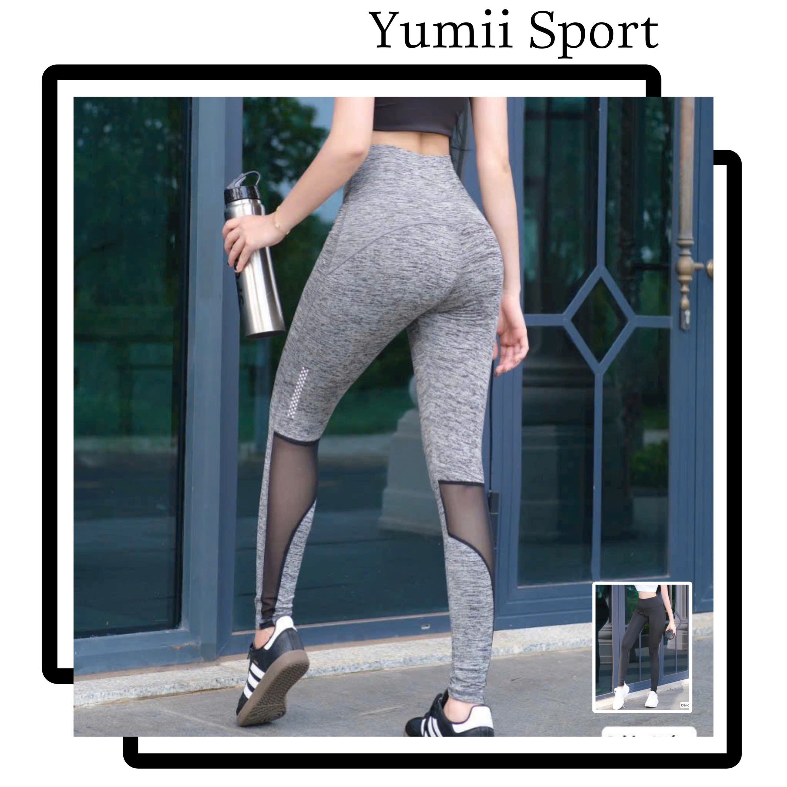 Quần Dài Thể Thao Legging Phối Lưới Chân_thumbnail_2