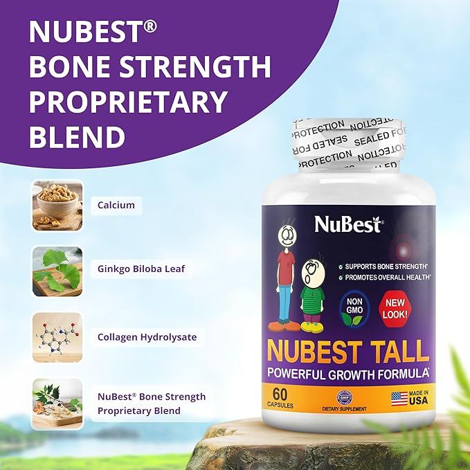 Viên Uống NuBest Tall New Look Hỗ Trợ Phát Triển Chiều Cao - Hộp 60 Viên_thumbnail_1