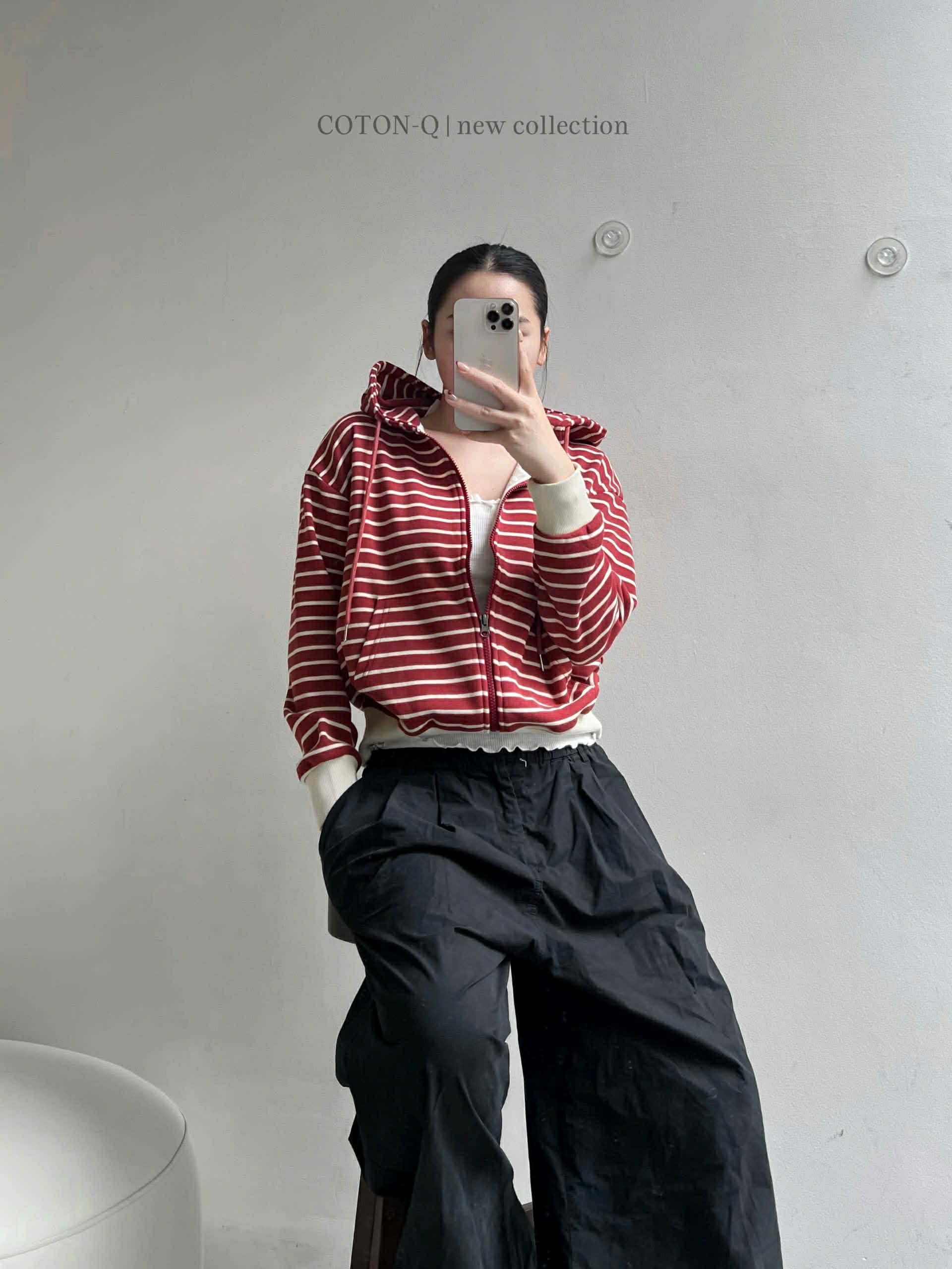 Áo khoác phối màu sọc ( XANH )_thumbnail_6