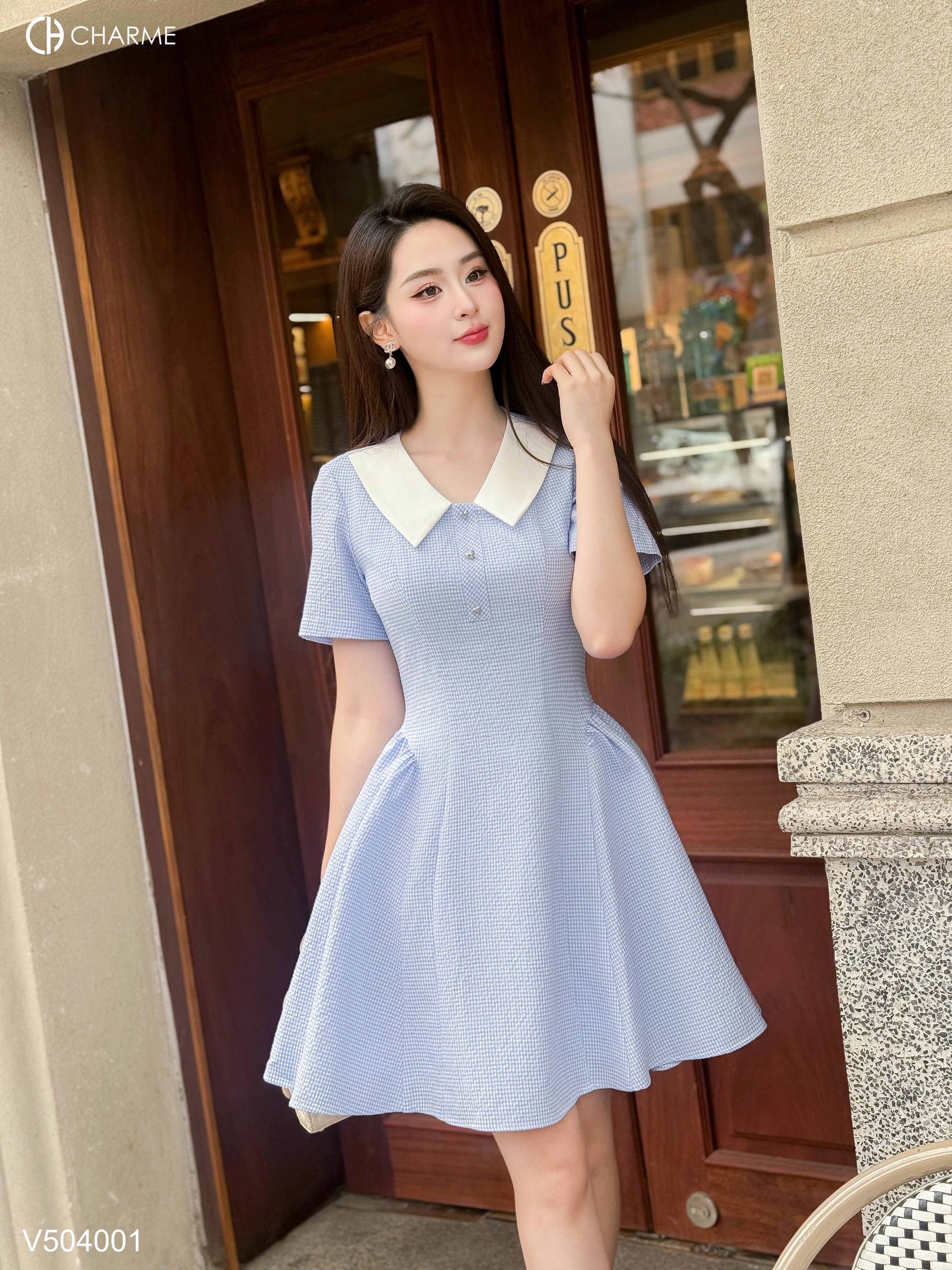 Váy sơ mi cổ kiểu dáng xòe_thumbnail_4