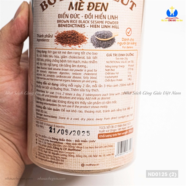 Bột gạo lứt mè đen 700g - Dòng Biển Đức_thumbnail_1