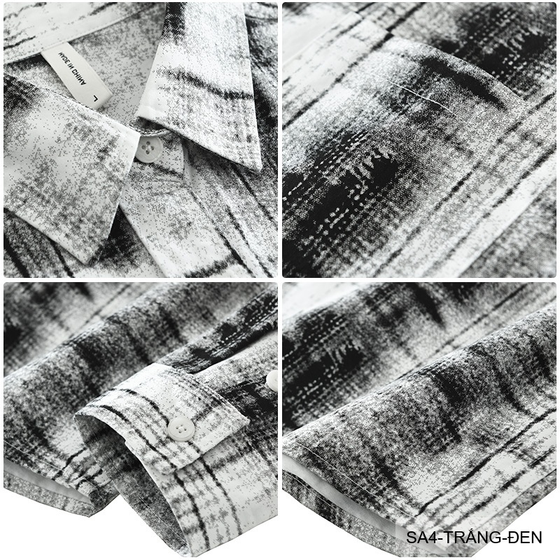 SA4 - Áo sơ mi nam dài tay phong cách Nhật, họa tiết , chất cotton mềm mại, dáng rộng thoải mái_thumbnail_5