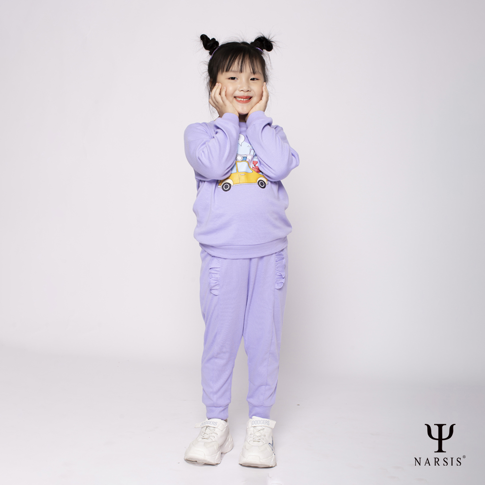 BỘ THU ĐÔNG BÉ GÁI NARSIS  TÍM KM2014 NARSIS CHẤT LIỆU THOÁNG MÁT, DỄ CHỊU, THOẢI MÁI CẢ NGÀY, DỄ...