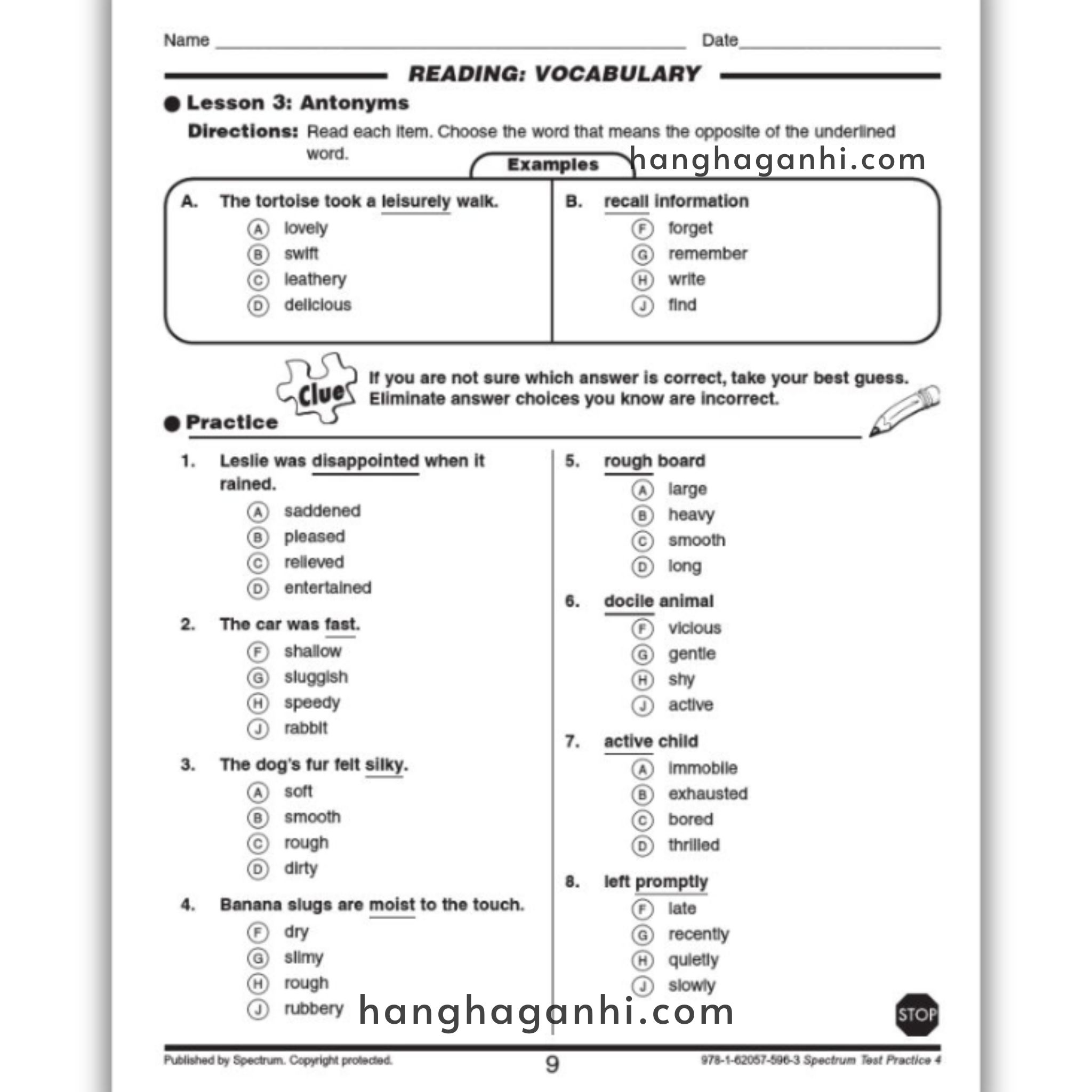 Sách Spectrum Test Practice Workbook Grade 4_thumbnail_9