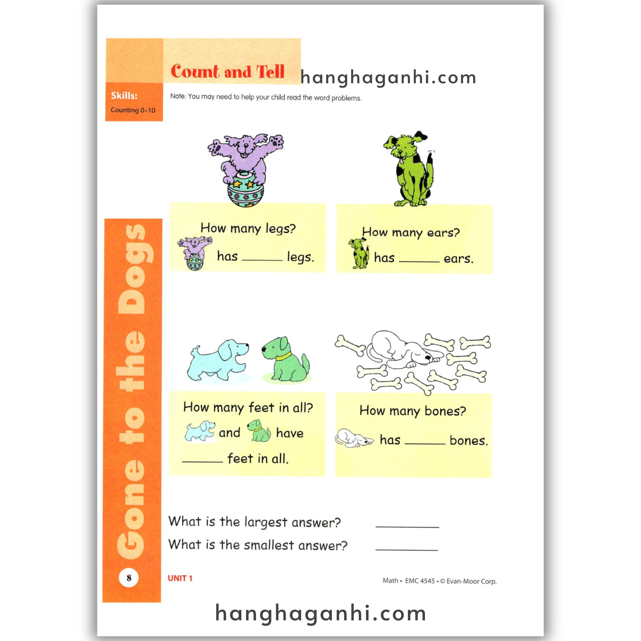 Skill Sharpeners Math Grade 1, Sách Toán Mỹ Evan Moor cho học sinh lớp 1_thumbnail_7