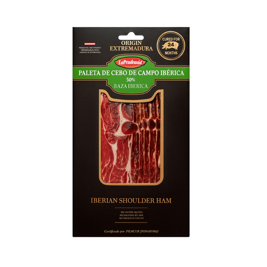 Iberian Cebo De Campo Shoulder - Thịt Vai Muối - (100G)