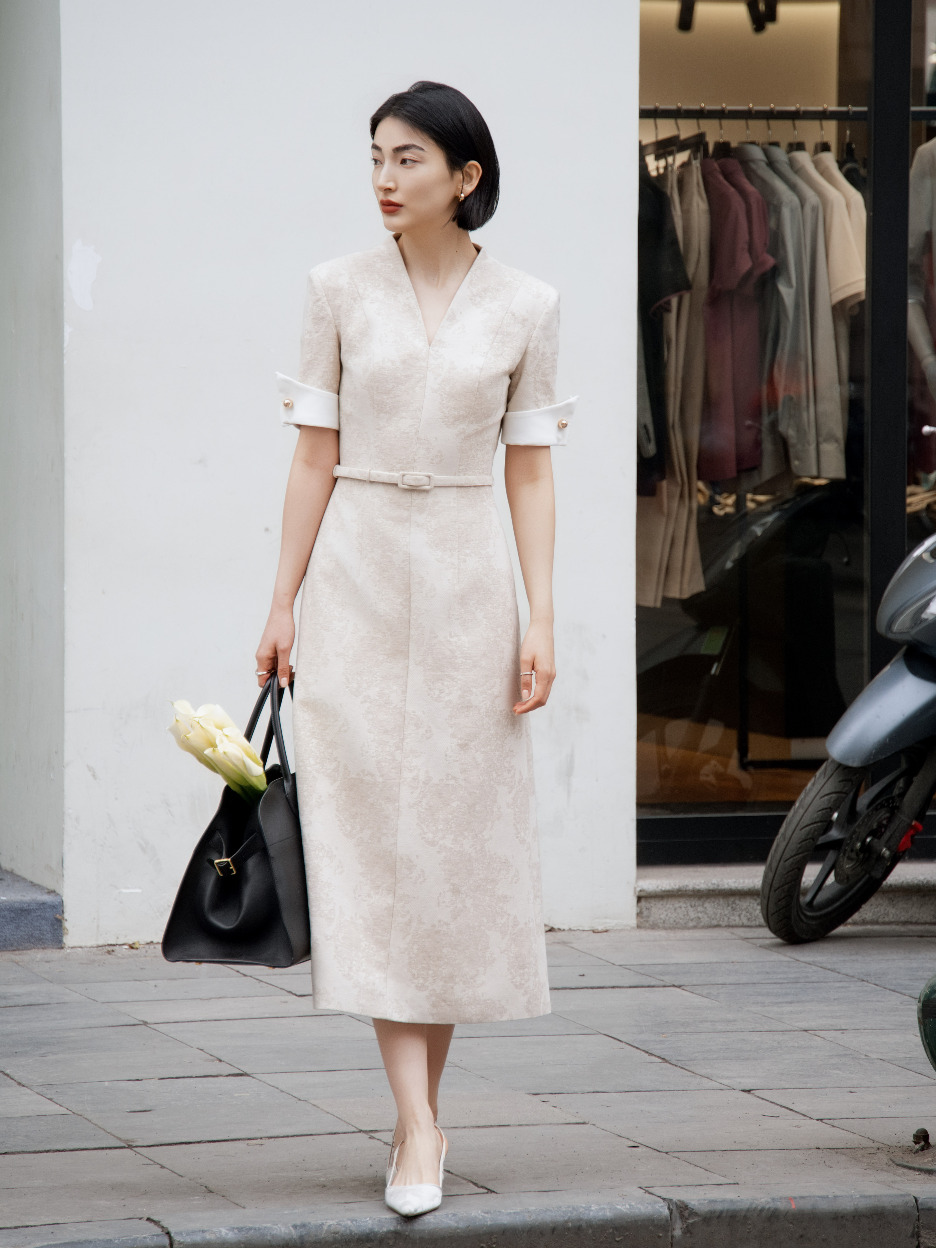 Váy dáng a cổ leo phối tay_thumbnail_0