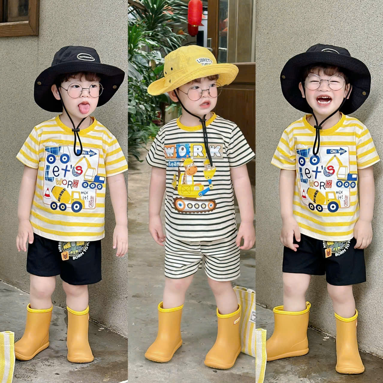 N98 SET 2 BỘ CỘC BÒ NGỒI XE WORK- A100.329