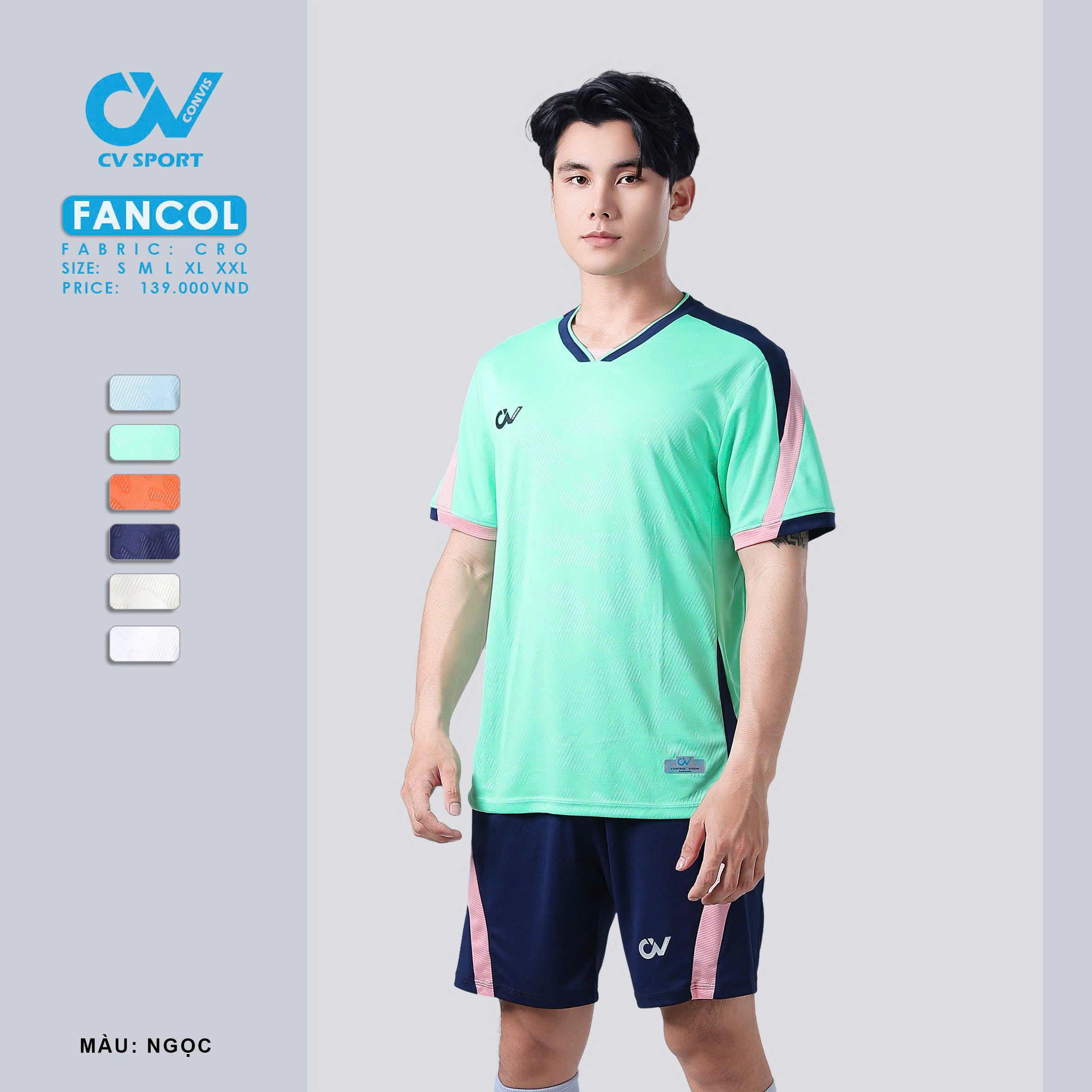 Bộ bóng đá không logo CV Fancol (CHỈ NHẬN ĐẶT TỪ 6 BỘ)_thumbnail_1