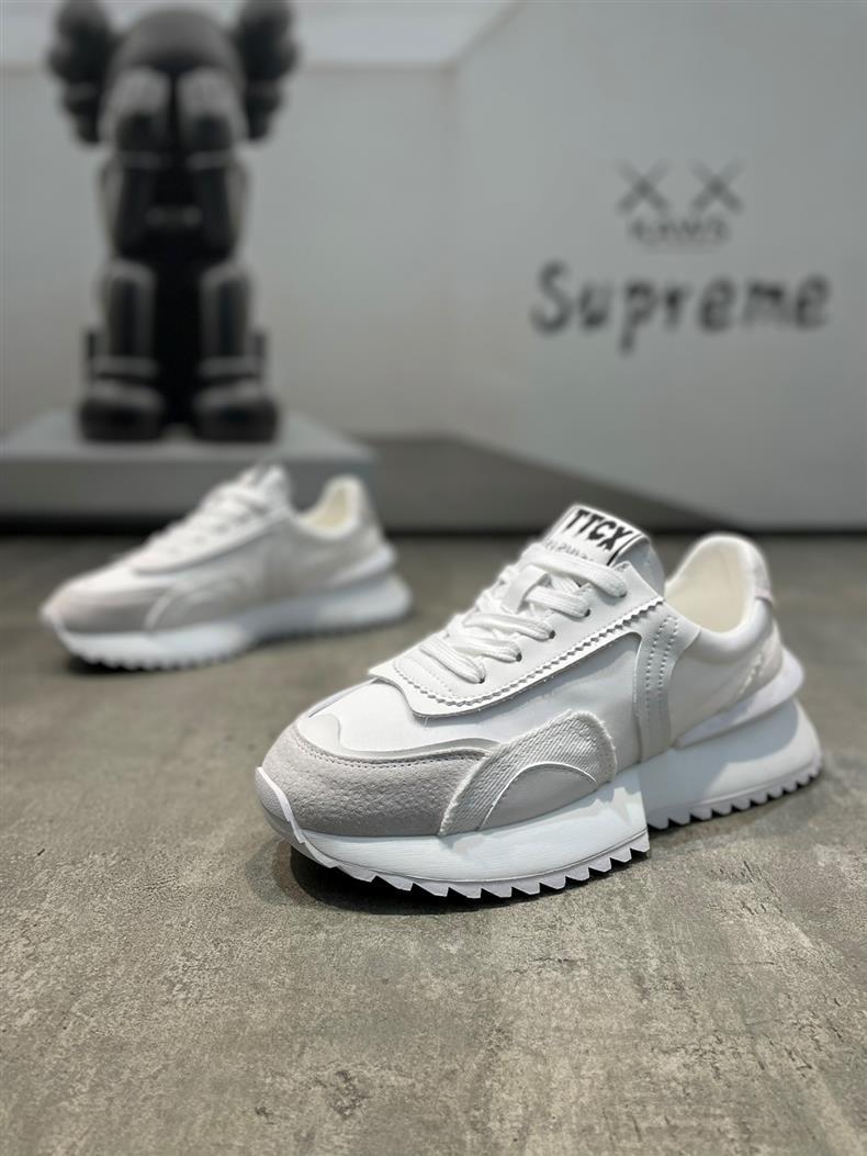 GA338 - Giày nam retro đế dày da phối vải lụa đá phong cách châu Âu thời trang thu 2024_thumbnail_1