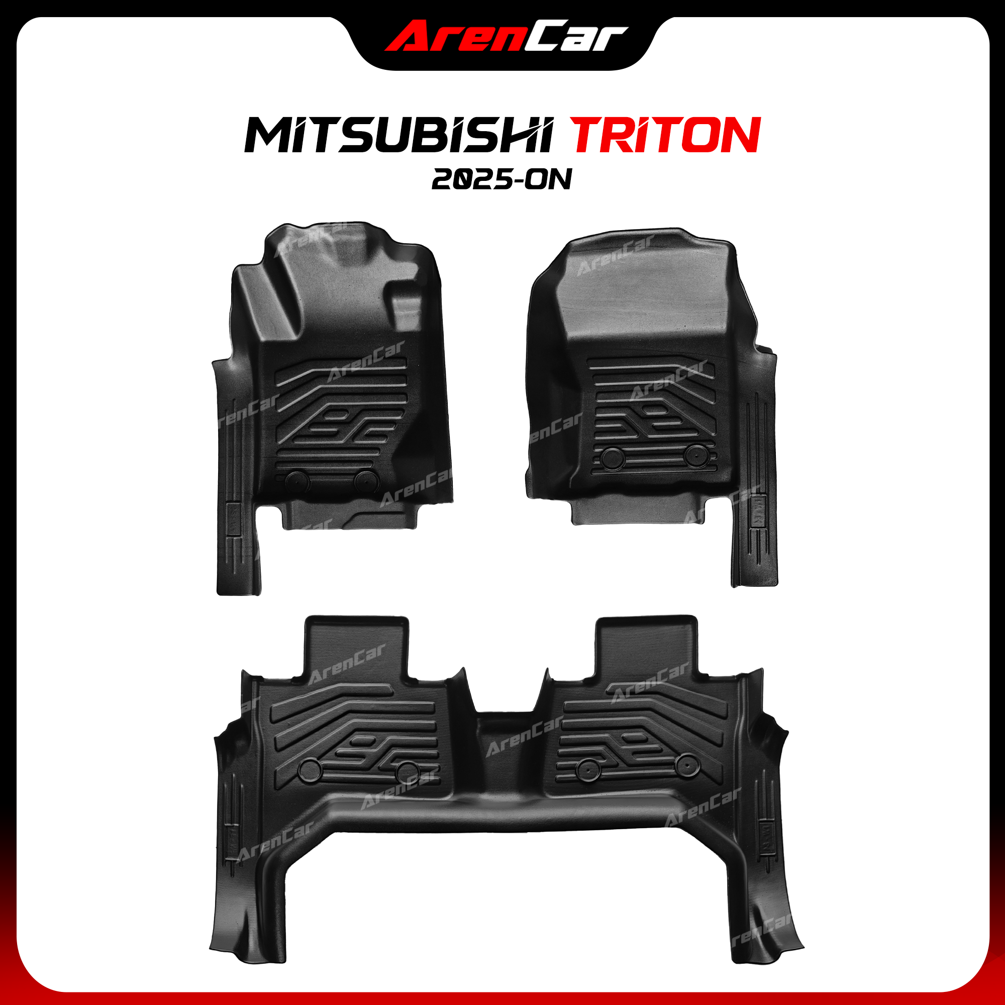 Thảm Lót Sàn Ô Tô TPE Khuôn Đúc Mitsubishi Triton (1 cầu)
