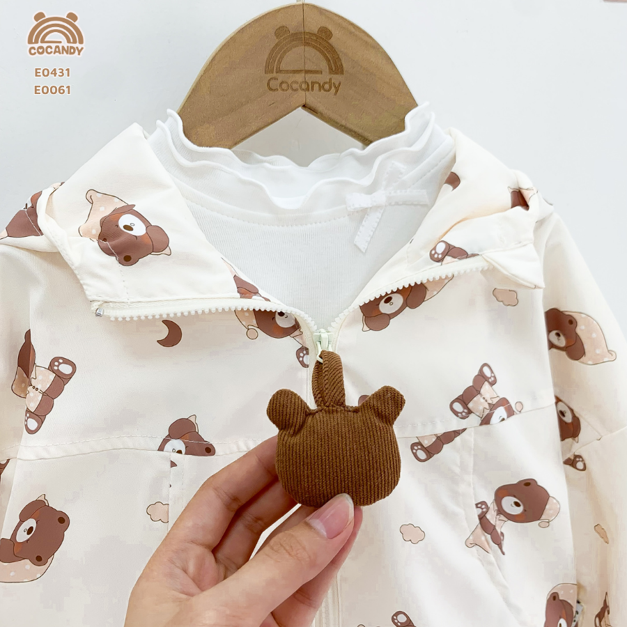 Áo khoác gió BE hình gấu NÂU_thumbnail_2