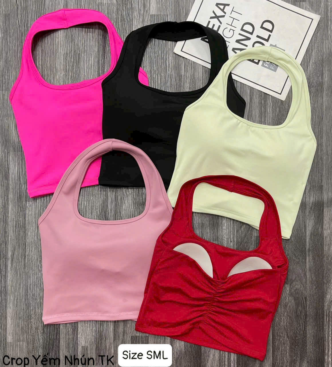 Áo Croptop Thể Thao Sát Nách Dáng Yếm_thumbnail_2