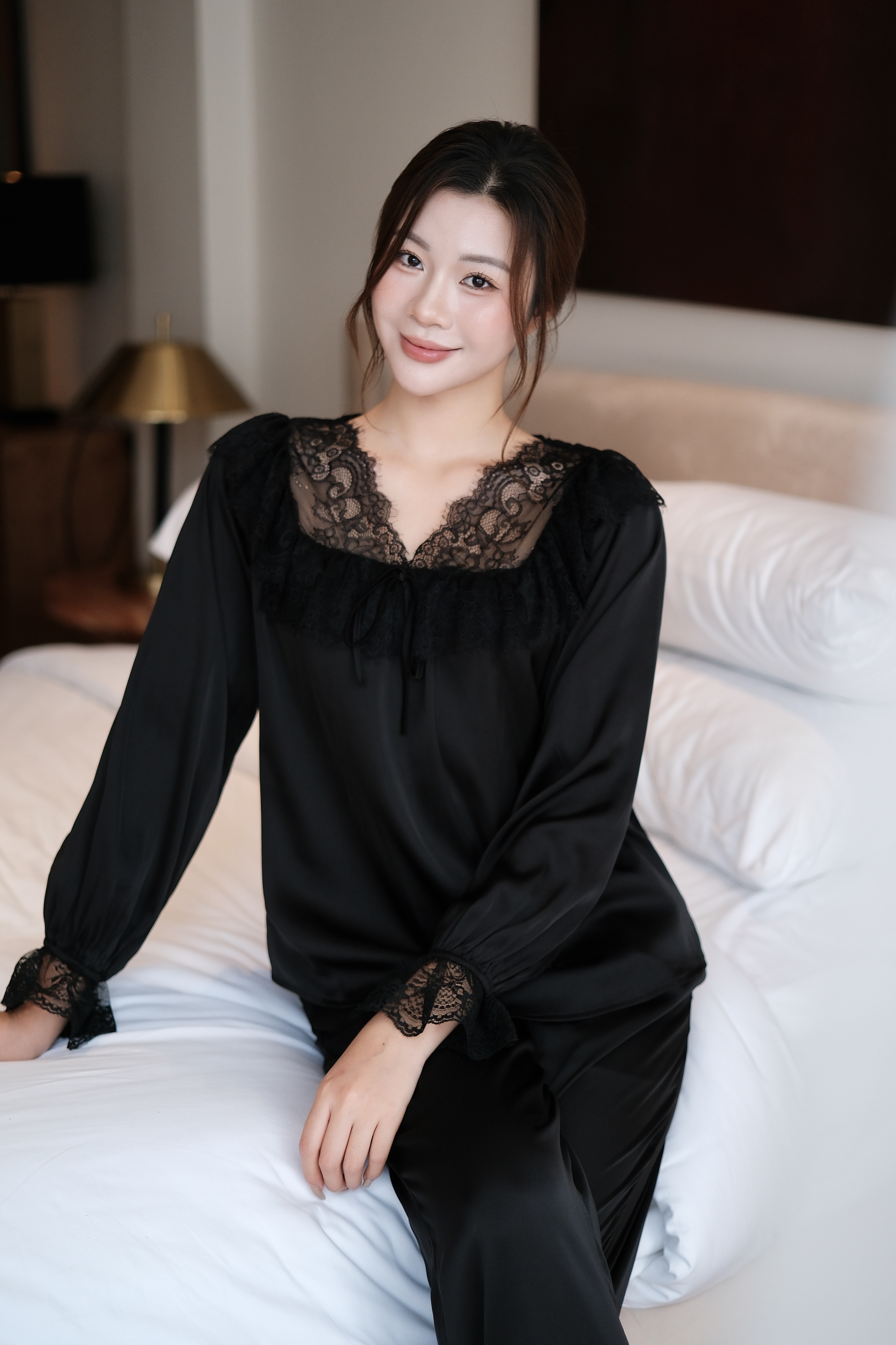 Bộ ngủ áo dài tay, quần dài BN60