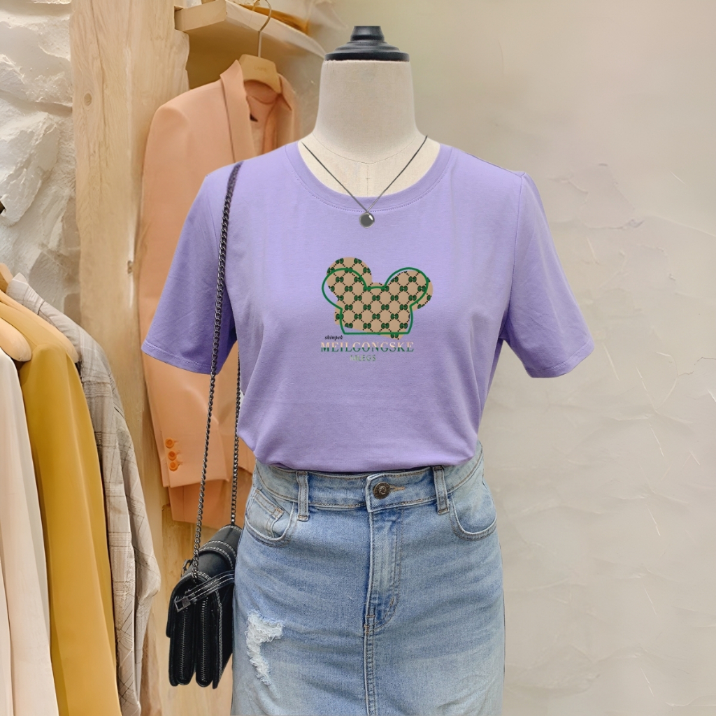 [Form Vừa] Áo phông nữ dáng vừa chất liệu 95% cotton - LOZA G0155_thumbnail_5