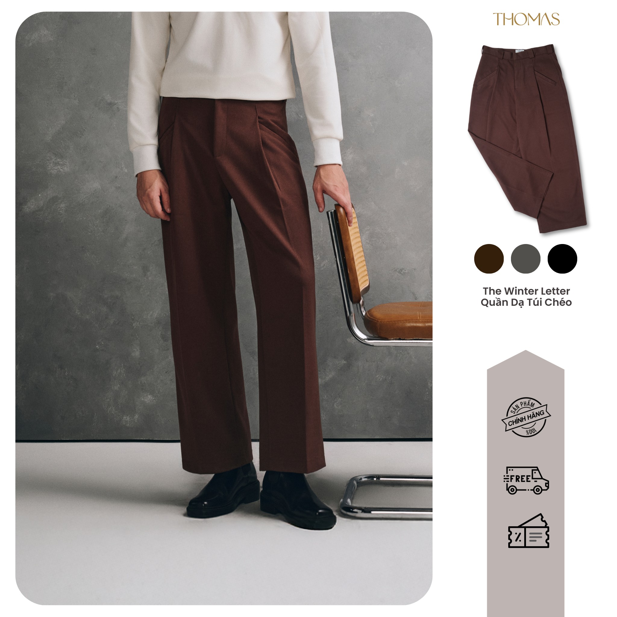 Quần Dài  Sweet trousers Vải Dạ Form Straight_thumbnail_10