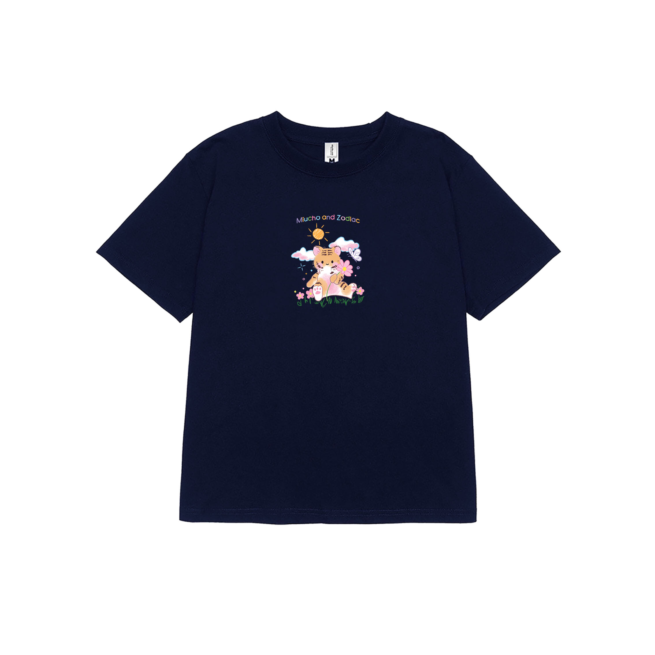 Áo baby tee 12 con giáp tuổi dần (tuổi hổ) ABD397 Miucho cotton cổ tròn in graphic_thumbnail_9