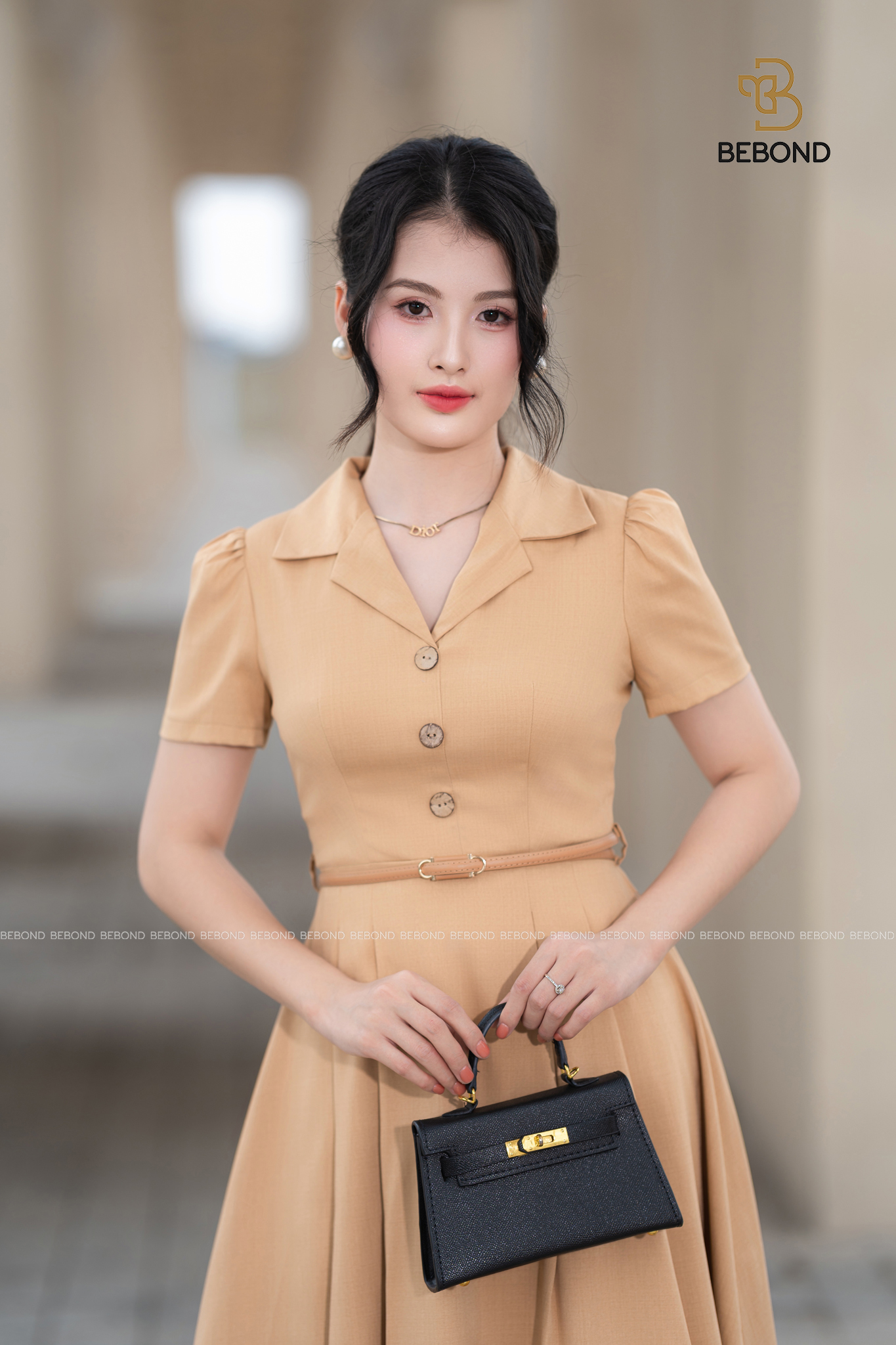 Đầm kiểu JENNIFER màu BE_thumbnail_2