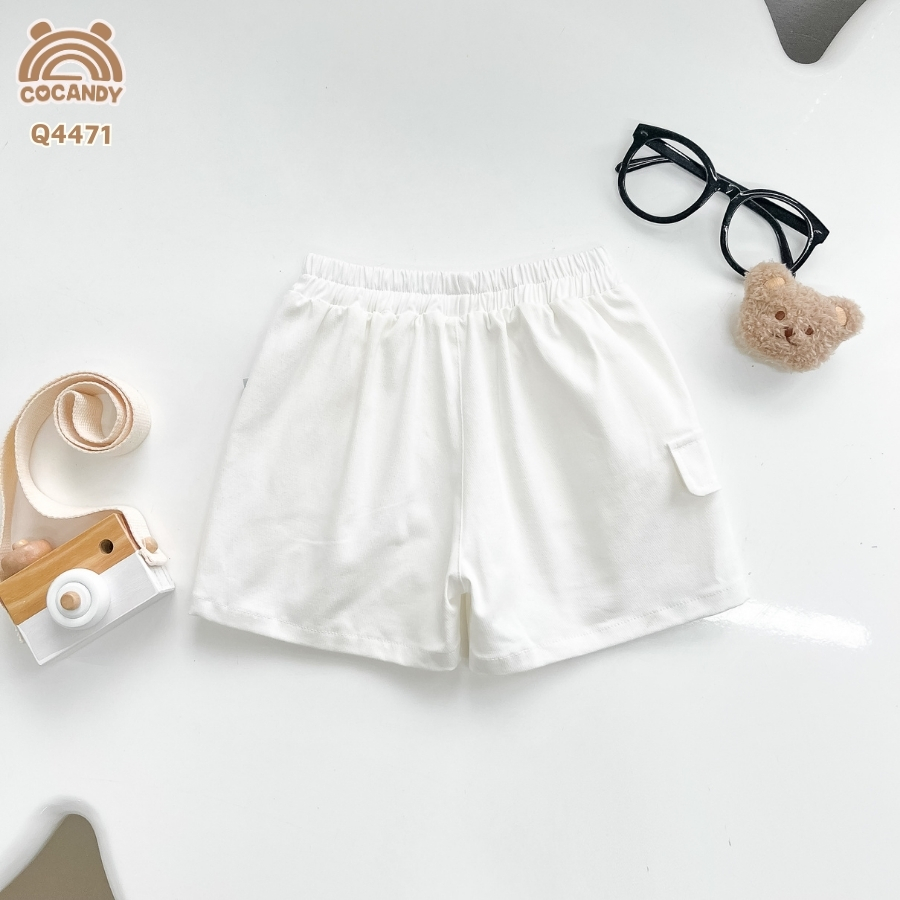 Quần cộc kaki TRẮNG can túi 2 bên_thumbnail_1