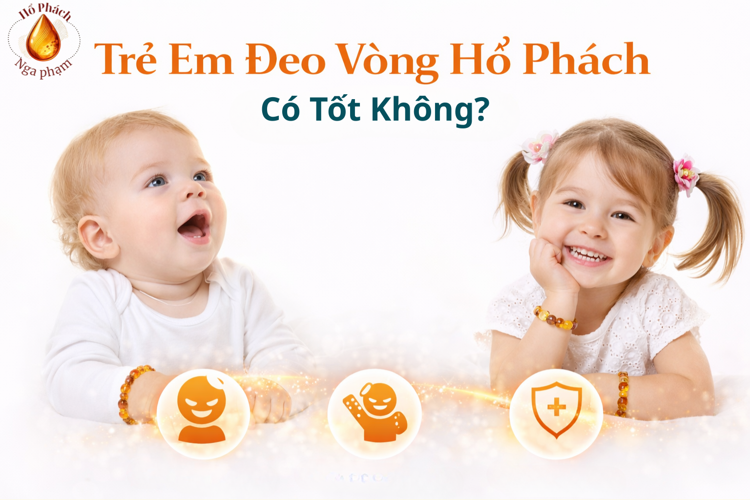 Đeo Vòng Hổ Phách Cho Bé Có Tác Dụng Gì? Có Thực Sự An Toàn Không?