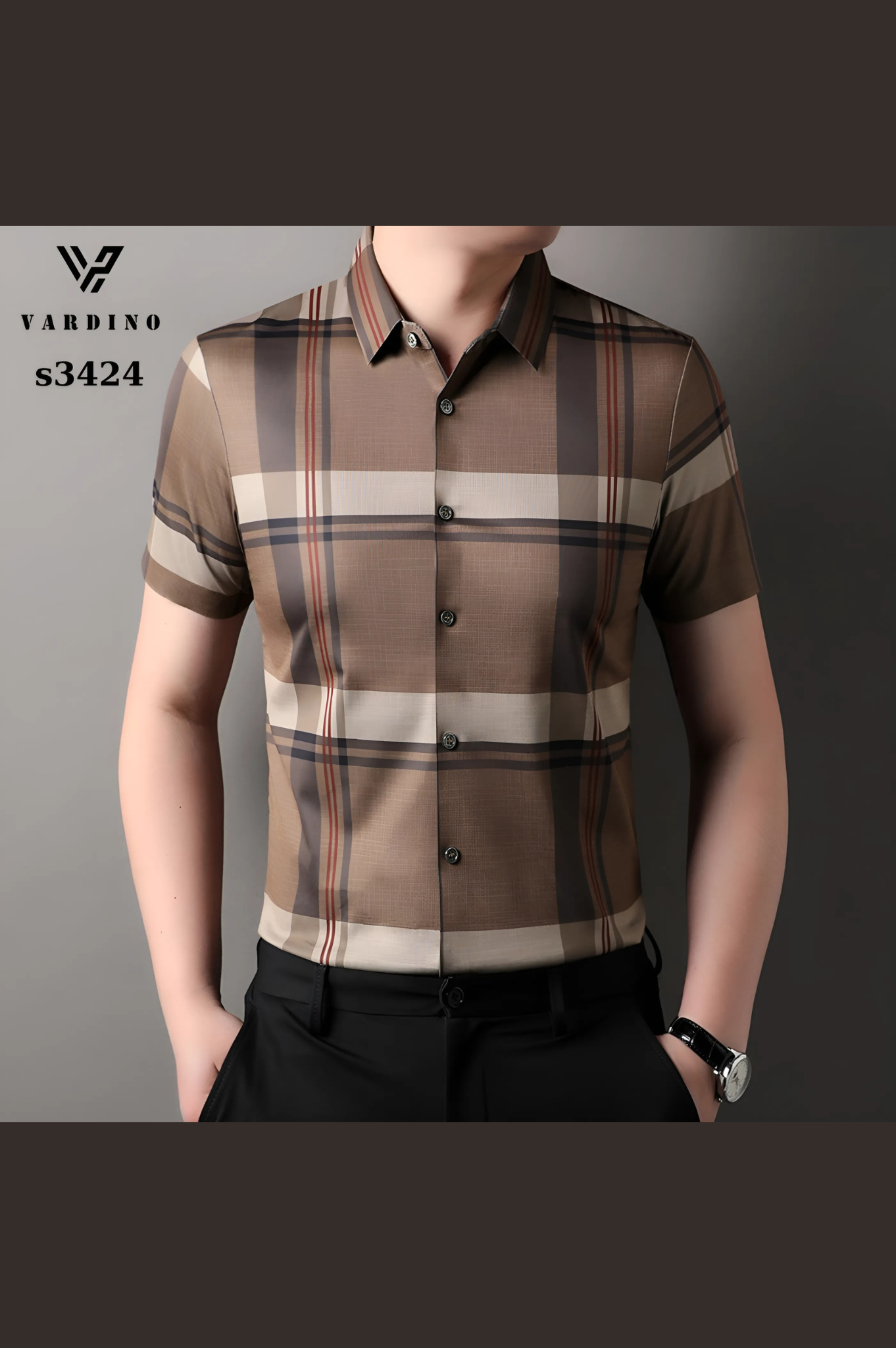 Áo sơ mi nam Vardino S3424