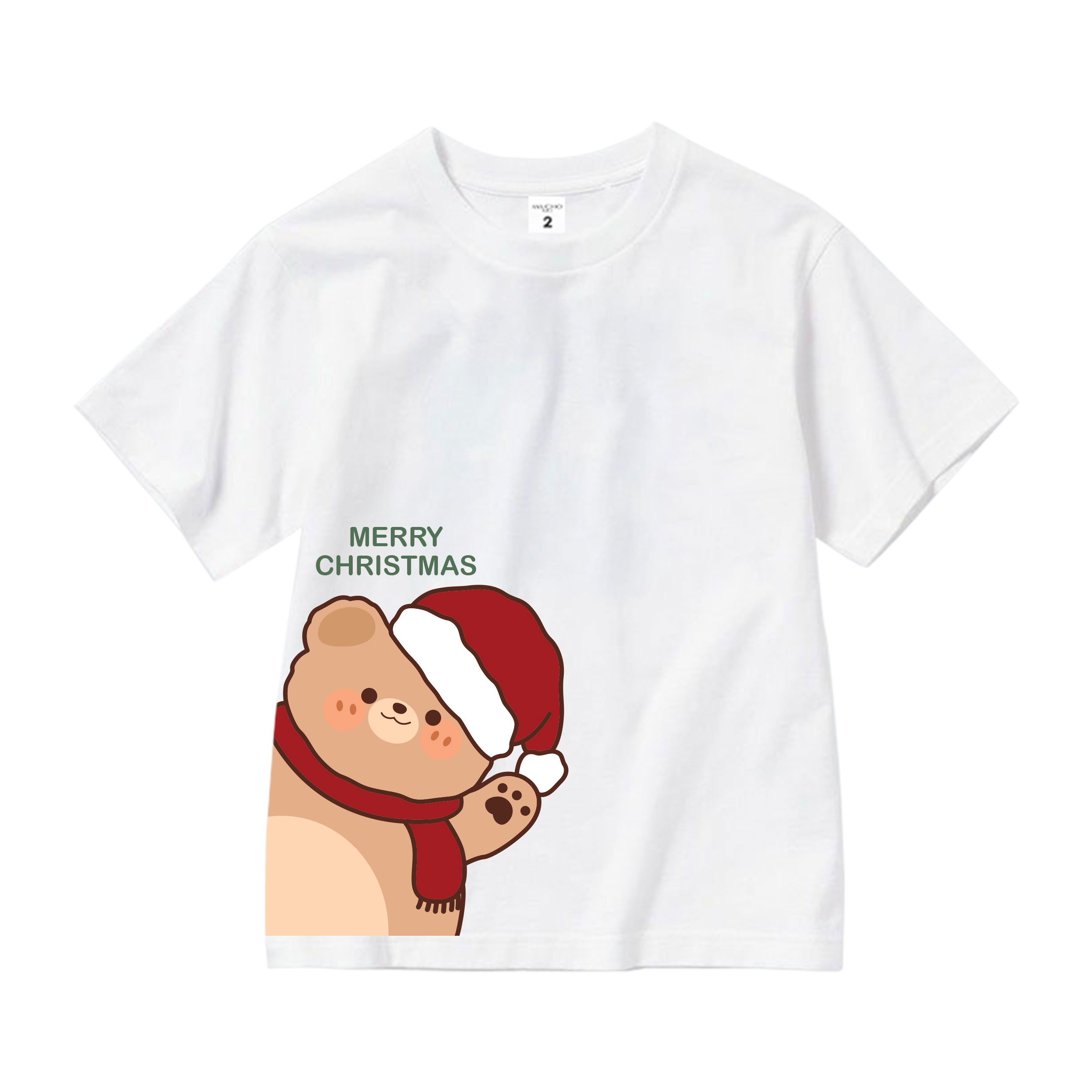 Áo thun bé trai giáng sinh noel form rộng vải cotton co giãn thoải mái AED1710 Miucho Kid in artwork_thumbnail_9