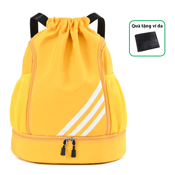 Balo dây rút thể thao tặng ví