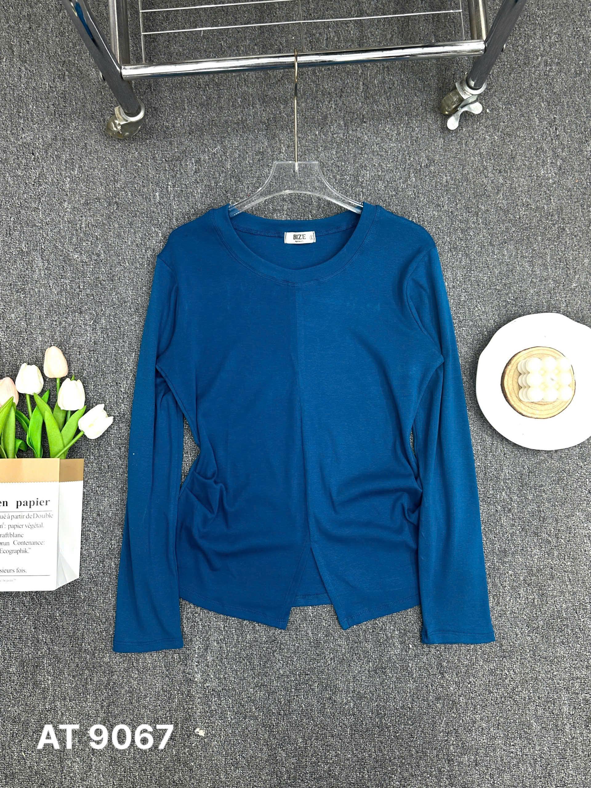 BIGSIZE- Áo tay dài xẻ tà T- AT9067