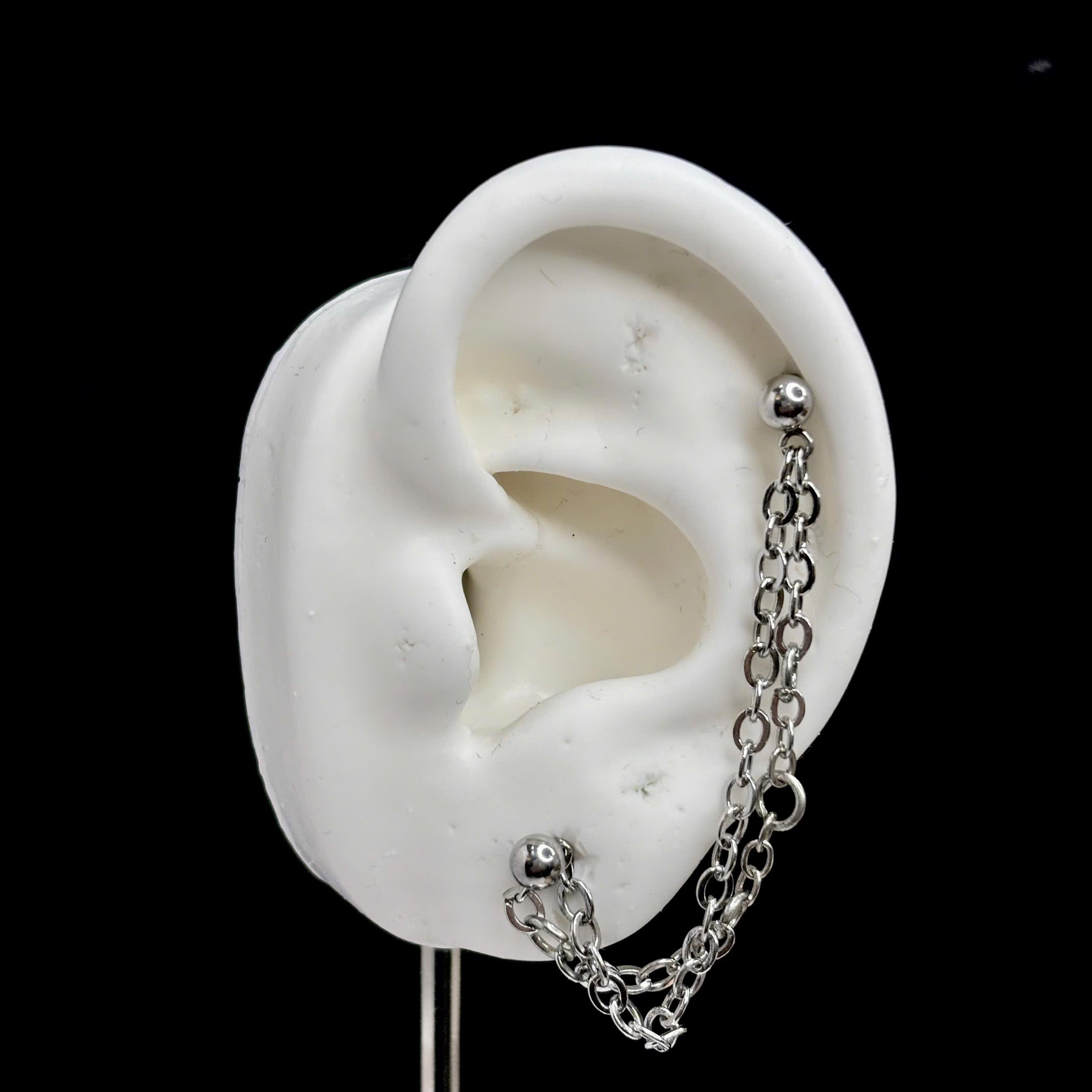 Khuyên kiểu xích 2 xích lớn