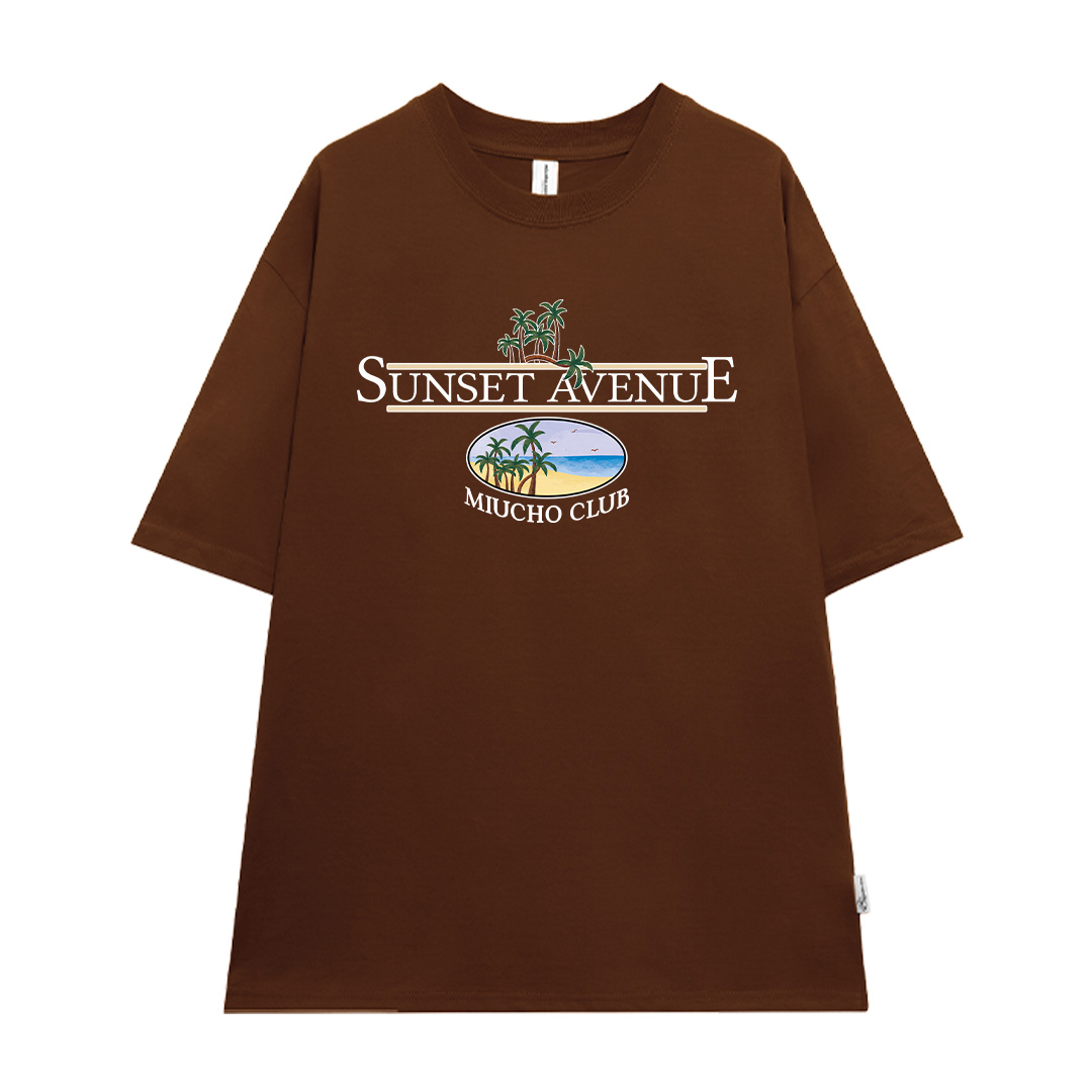 Áo thun form rộng unisex đi biển mùa hè xinh xắn ATD1035 Miucho tay lỡ cổ tròn in mix_thumbnail_10