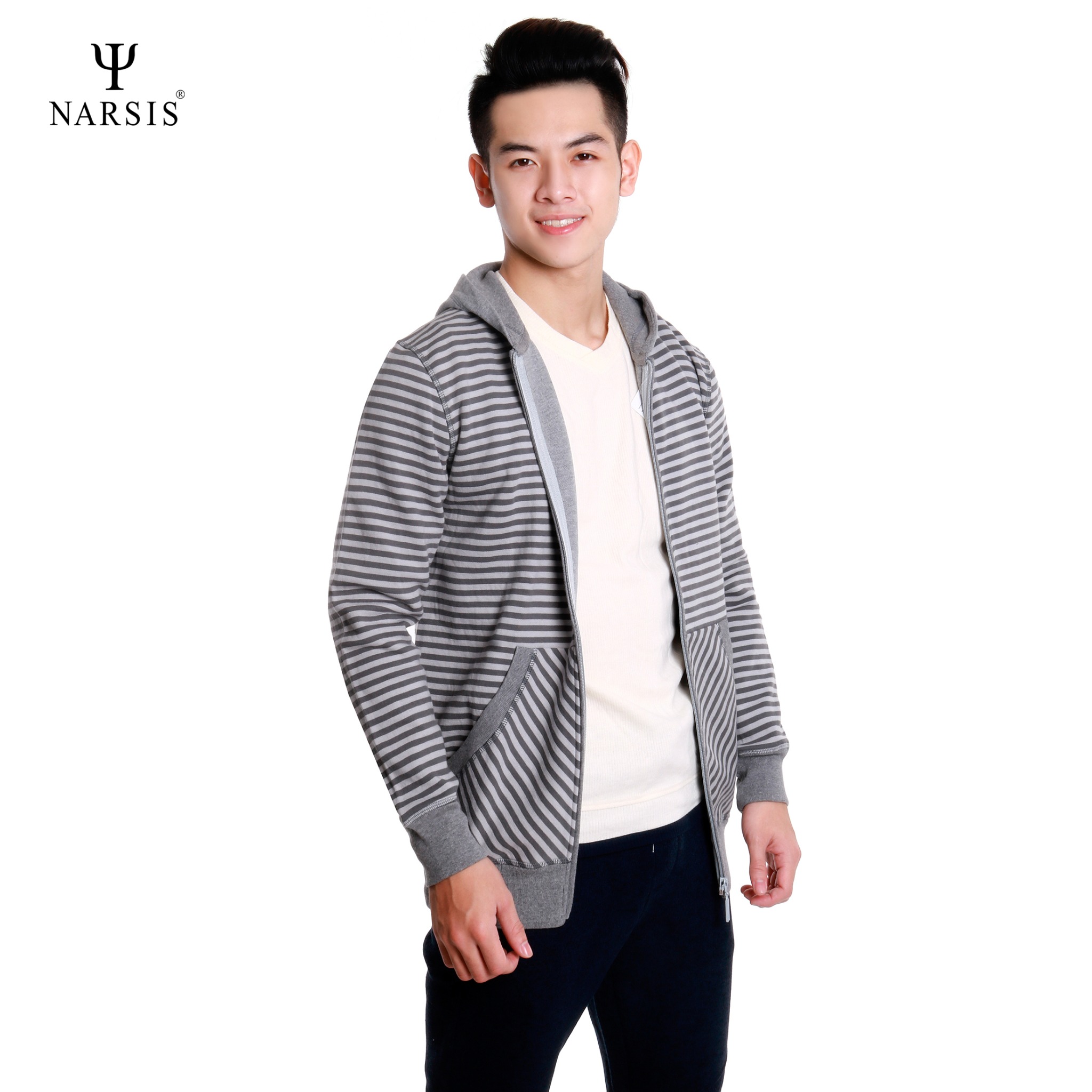ÁO KHOÁC NAM D4118 NARSIS CHẤT LIỆU THOÁNG MÁT, DỄ CHỊU, THOẢI MÁI CẢ NGÀY, DỄ VẬN ĐỘNG