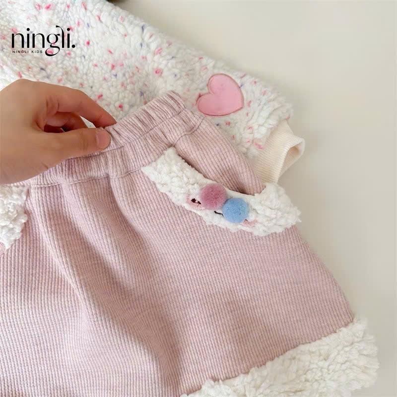 (CV51) Chân váy chữ A viền bông có túi thật 2 bên màu hồng có lót