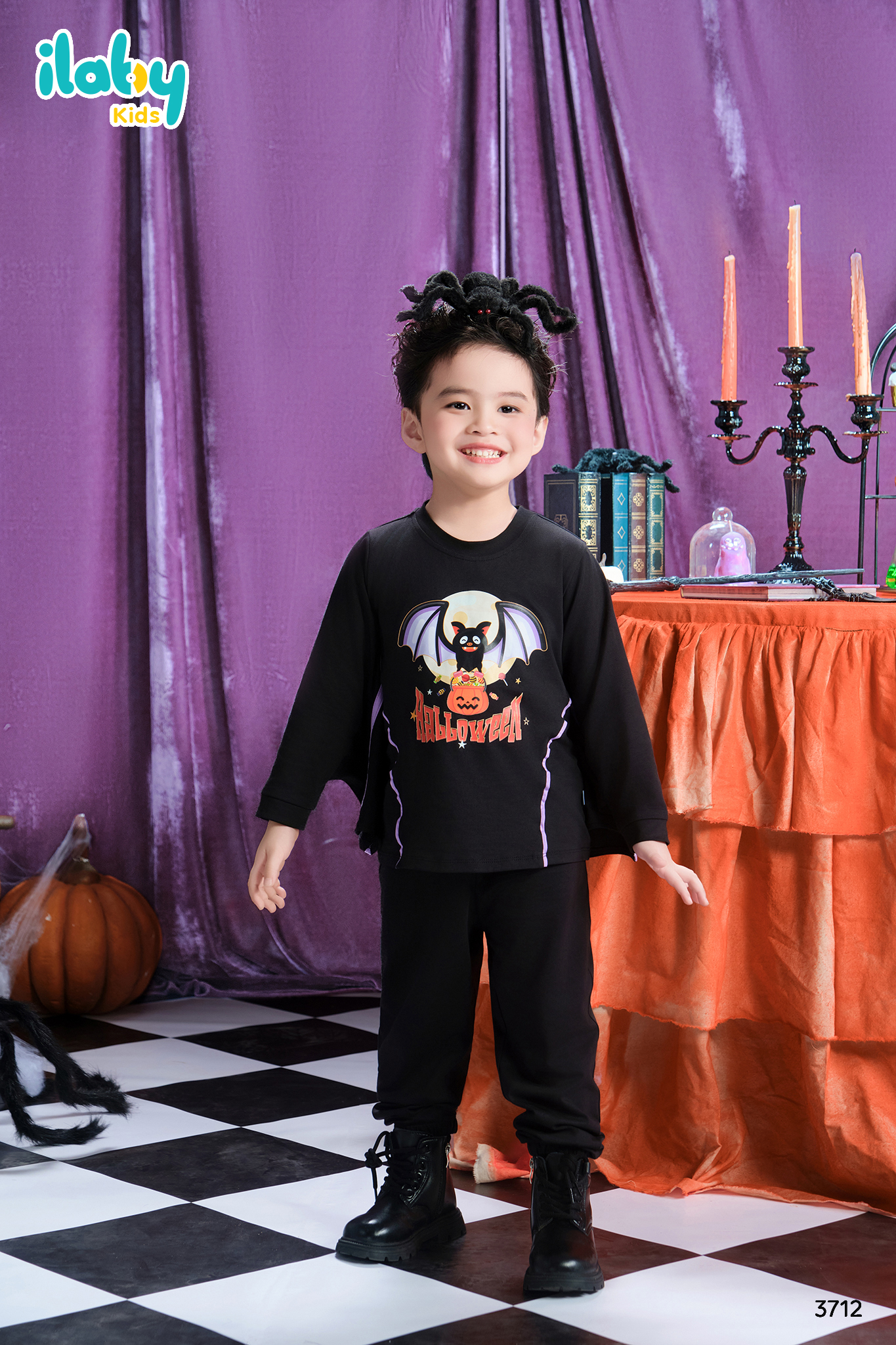 Bộ thun in hình cánh dơi