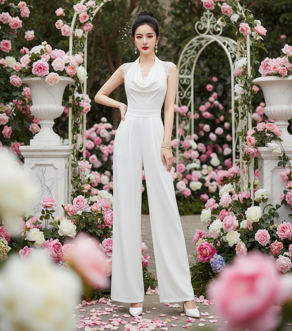 Jumpsuit kiểu yếm phối ren cao cấp_thumbnail_6