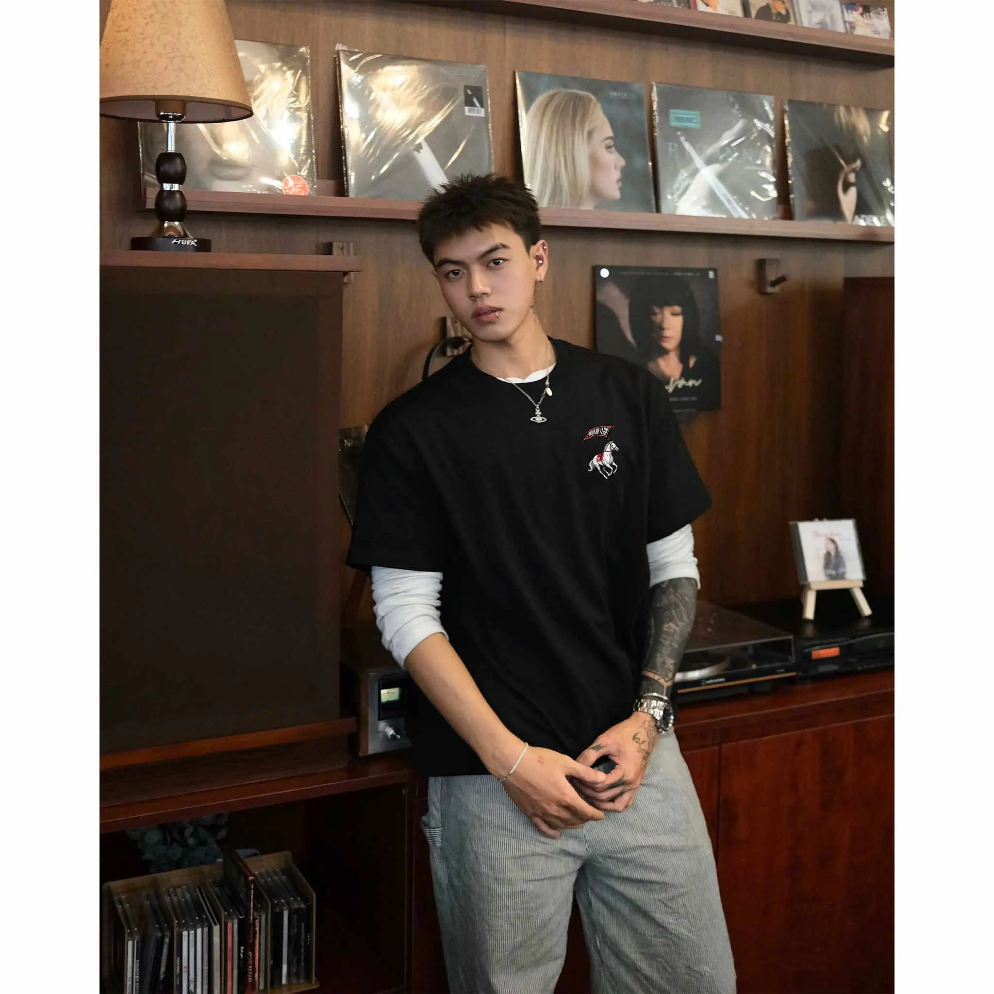 Áo thun nam form boxy Miucho vải cotton thoáng mát thoải mái cả ngày local brand in mix 2785_thumbnail_2