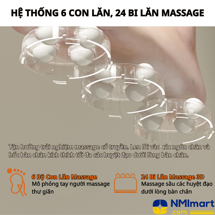 Máy Massage Chân NMIMART Khí Nén Trị Liệu Giãn Tĩnh Mạch_thumbnail_9