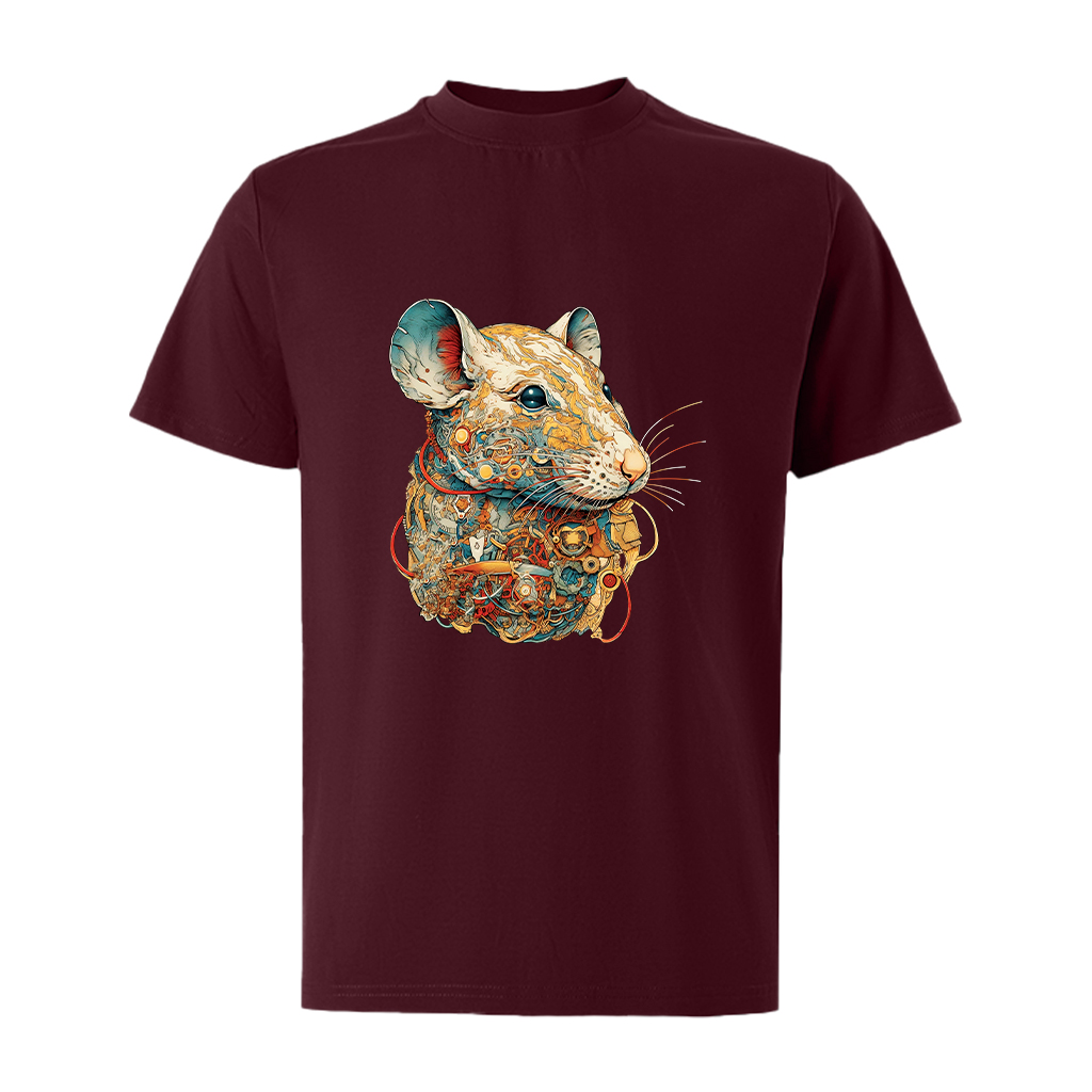 Áo thun nam form rộng 12 con giáp tuổi Tí ATD477 Miucho Iconic cotton cổ tròn in graphic_thumbnail_12