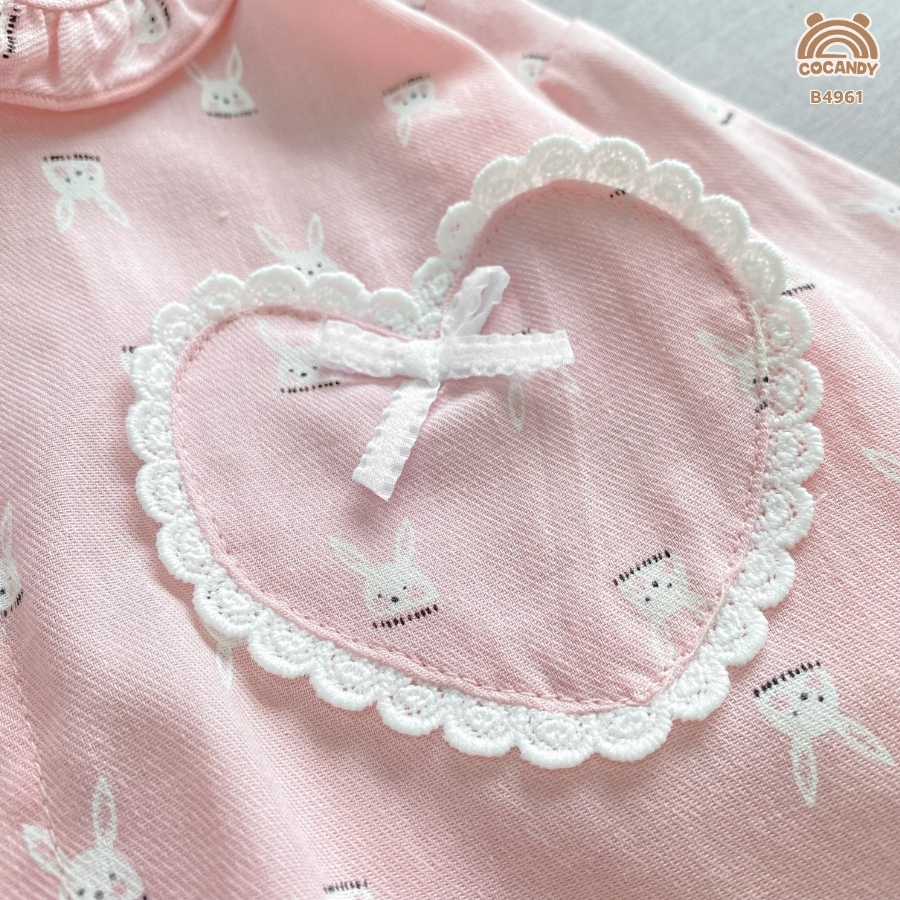 Bộ dài HỒNG pijama họa tiết thỏ_thumbnail_4