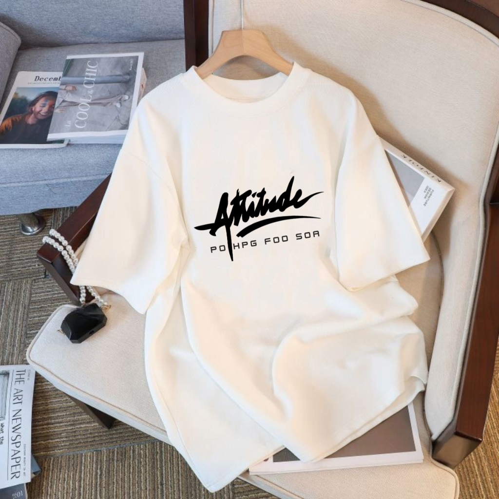 [Form rộng] Áo thun nữ Loza màu trắng nhiều mẫu hình - LOZA G0256