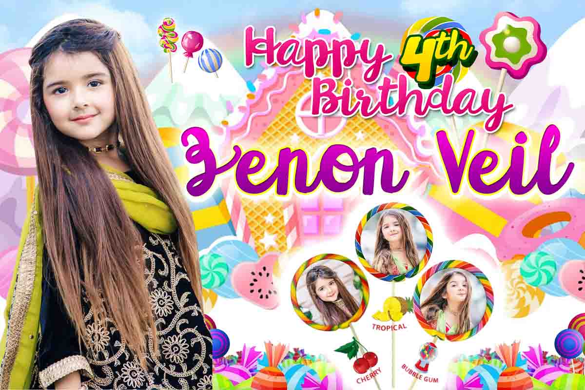 Candy Land Theme Birthday Tarp_thumbnail_1