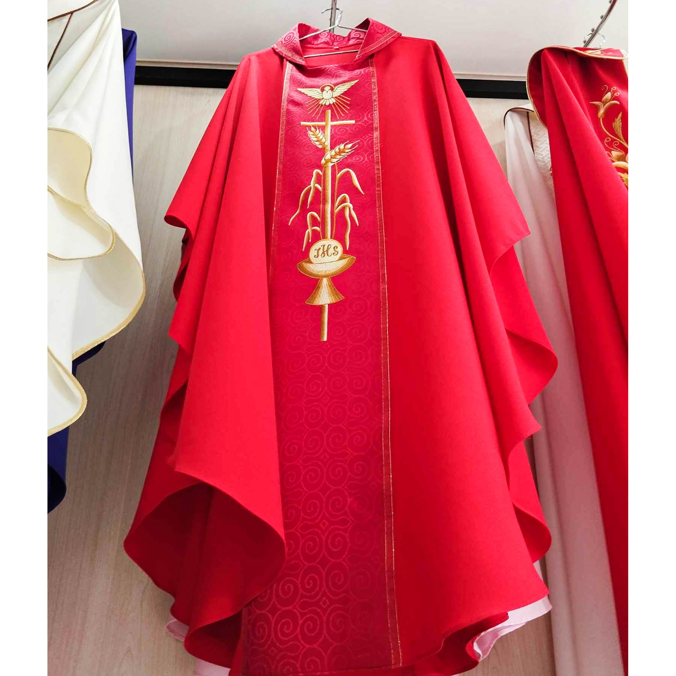 Áo lễ linh mục màu đỏ - Qùa tặng tân linh mục - Qùa tặng cha xứ