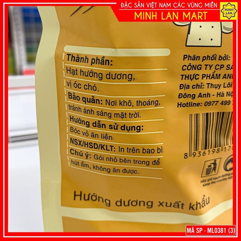 Hướng dương nguyên vị gói 420g - Đặc Sản Bốn Phương_thumbnail_3