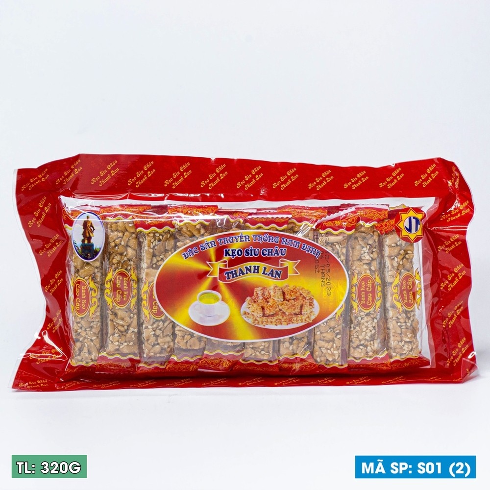 Kẹo sìu châu Thanh Lan gói to S01	320g