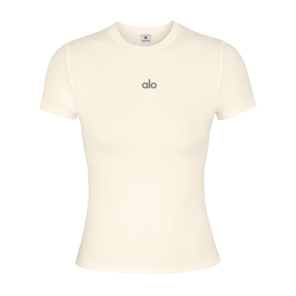 Áo baby tee form regular ôm body Miucho vải visco thoáng mát mềm mại in chữ alo 2563_thumbnail_8