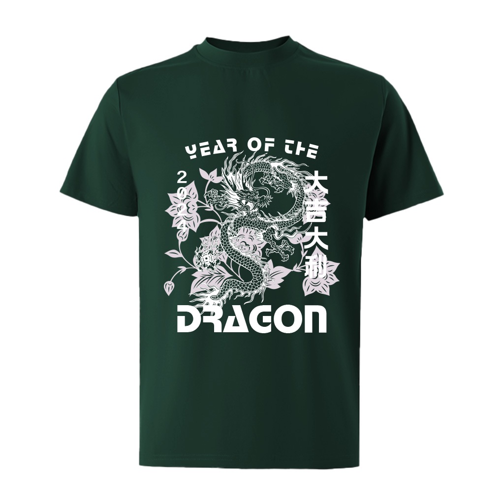 Áo phông nam tết in hình rồng form rộng local brand ATD917 Miucho Iconic tay ngắn vải cotton cổ tròn in artwork_thumbnail_6